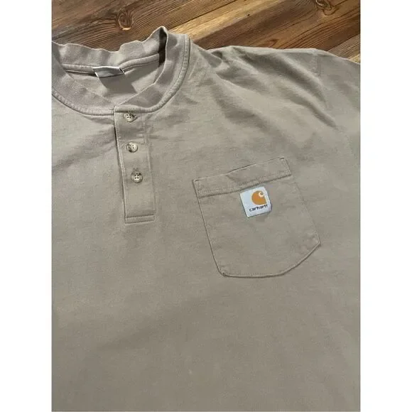Carhartt men’s camel brown short sleeve tee 2XL - Picture 6 of 6